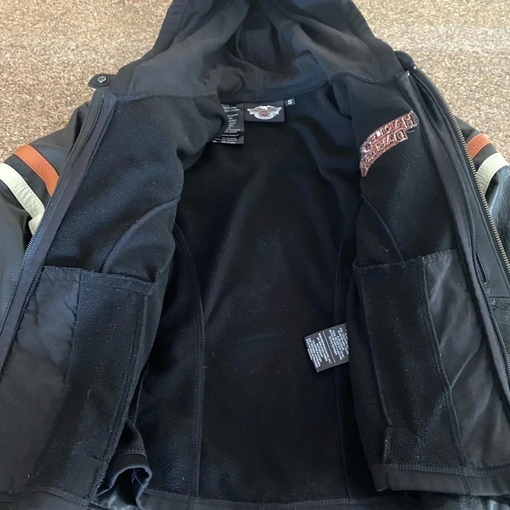 Harley Davidson Miss Enthusiast Jacket NWOT Small​​​​​​​ - Picture 5 of 15